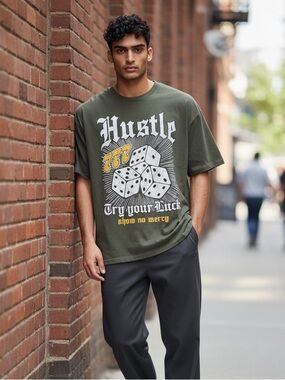 Hustle Graphic Tee - Green
